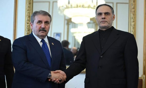 GENEL BAŞKANIMIZ DESTİCİ İRAN BÜYÜKELÇİLĞİNE TAZİYE ZIYARETİNDE BULUNDU