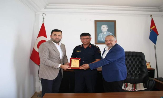 IL BAŞKANIMIZ FETHIYE İLÇE JANDARMA KOMUTANINI ZİYARET ETTİK 