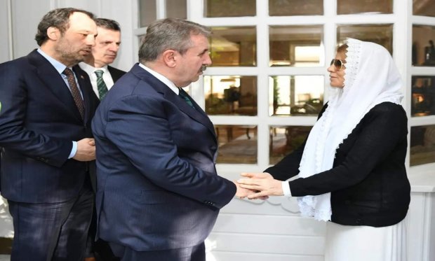 GENEL BAŞKANIMIZDAN ESKİ BAŞBAKAN ÇİLLER'E TAZİYE ZİYARETİ