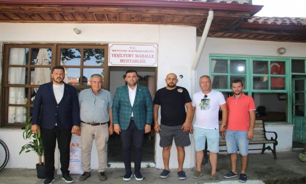 İL BAŞKANIMIZDAN  YEŞİLYURT MAHALLE MUHTARINA ZİYARET 