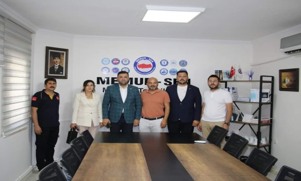 İL BAŞKANIMIZ AYDOĞAN'DAN MEMUR SEN BAŞKANI ÇİÇEK'E ZİYARET 