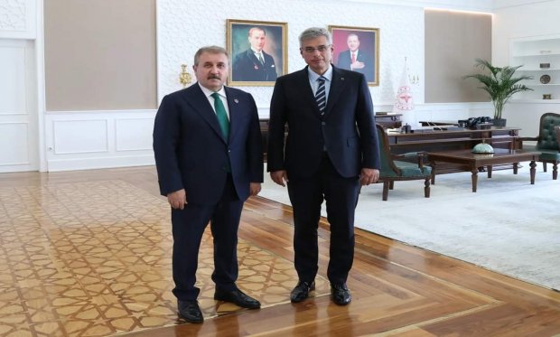 GENEL BAŞKANIMIZDAN SAĞLIK BAKANINA HAYIRLI OLSUN ZİYARETİ