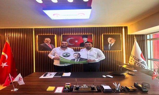48 GENCLİK TARAFTARLAR DERNEGİ BAŞKANI AYDINLI'DAN iL BAŞKANIMİZA ZİYARET