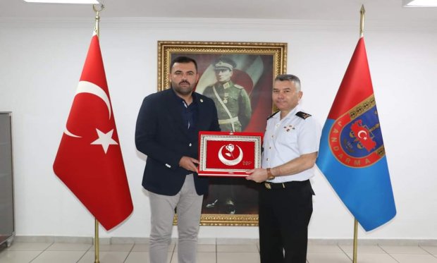 İL BAŞKANIMIZ AYDOĞAN'DAN İL JANDARMA KOMUTANI TUĞGENERAL BÜYÜK'E  ZİYARET 